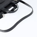 GUCCI Hand Bag Enamel 2way Black Silver 000 2058 0504 5 Auth 147858-8