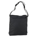 GUCCI GG Canvas Shoulder Bag Black Auth 147859-1