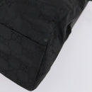 GUCCI GG Canvas Shoulder Bag Black Auth 147859-9