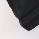 GUCCI GG Canvas Shoulder Bag Black Auth 147859-16