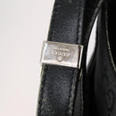 GUCCI GG Canvas Shoulder Bag Black Auth 147859-17