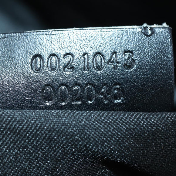 GUCCI GG Canvas Shoulder Bag Black Auth 147859