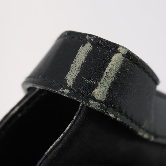 GUCCI GG Canvas Shoulder Bag Black Auth 147859