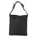 GUCCI GG Canvas Shoulder Bag Black Auth 147859-2