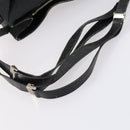 GUCCI GG Canvas Shoulder Bag Black Auth 147859-7