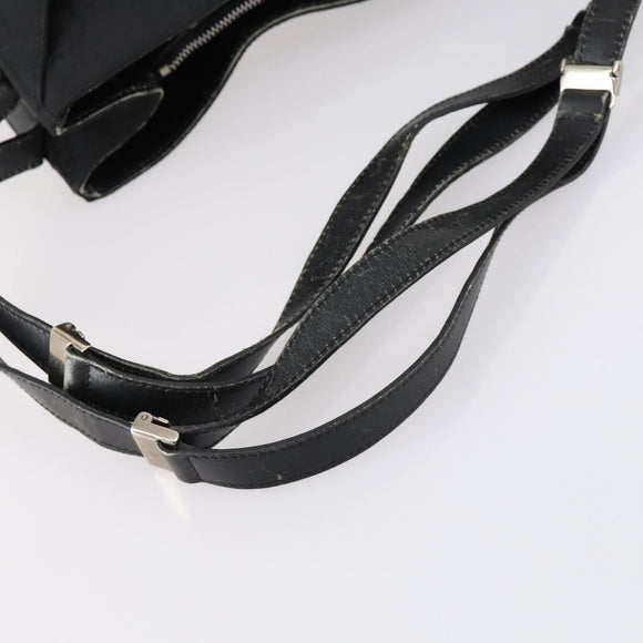 GUCCI GG Canvas Shoulder Bag Black Auth 147859