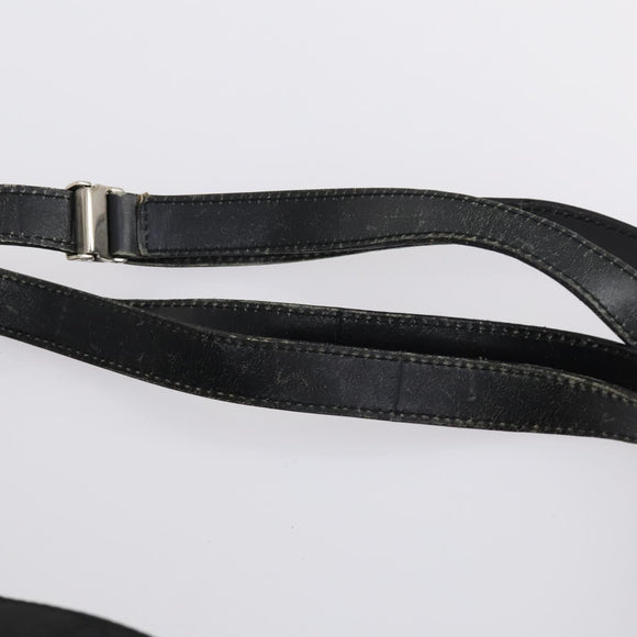 GUCCI GG Canvas Shoulder Bag Black Auth 147859