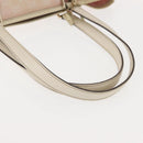 GUCCI GG Canvas Sherry Line Tote Bag Gold Pink khaki 137396 Auth 147863-7