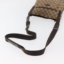 GUCCI GG Canvas Shoulder Bag Beige Silver 122793 Auth 147865-5
