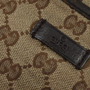 GUCCI GG Canvas Shoulder Bag Beige Silver 122793 Auth 147865-17