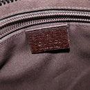 GUCCI GG Canvas Shoulder Bag Beige Silver 122793 Auth 147865-18