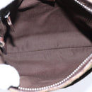 GUCCI GG Canvas Shoulder Bag Beige Silver 122793 Auth 147865-11