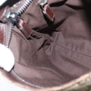 GUCCI GG Canvas Shoulder Bag Beige Silver 122793 Auth 147865-20