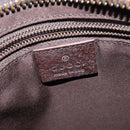 GUCCI GG Canvas Shoulder Bag Beige Silver 122793 Auth 147867-15