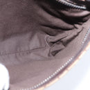 GUCCI GG Canvas Shoulder Bag Beige Silver 122793 Auth 147867-17