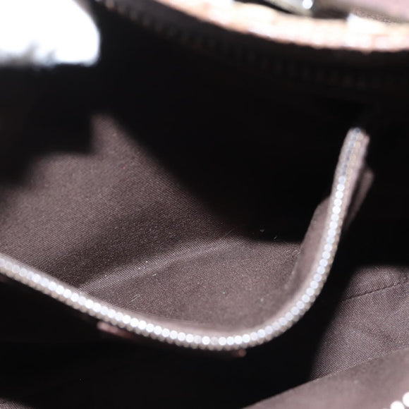 GUCCI GG Canvas Shoulder Bag Beige Silver 122793 Auth 147867