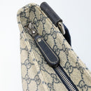 GUCCI GG Supreme Shoulder Bag PVC Navy Silver 201446 Auth 147869-10