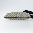 GUCCI GG Supreme Shoulder Bag PVC Navy Silver 201446 Auth 147869-5