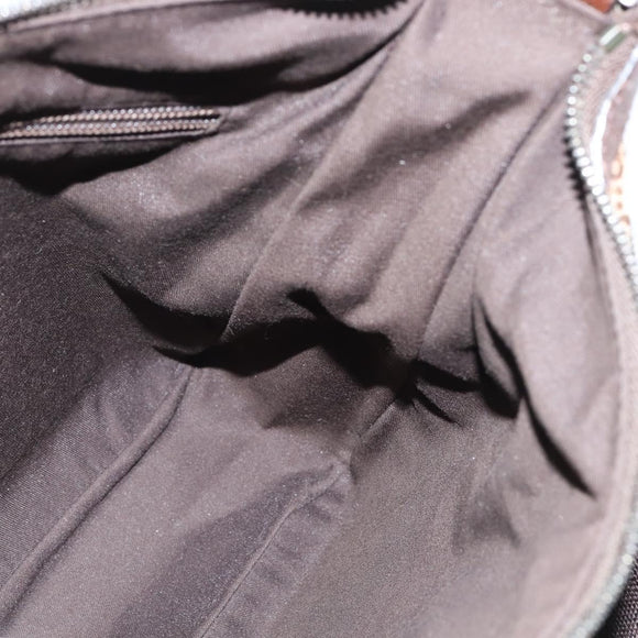 GUCCI GG Canvas Shoulder Bag Beige Silver 131211 Auth 147872