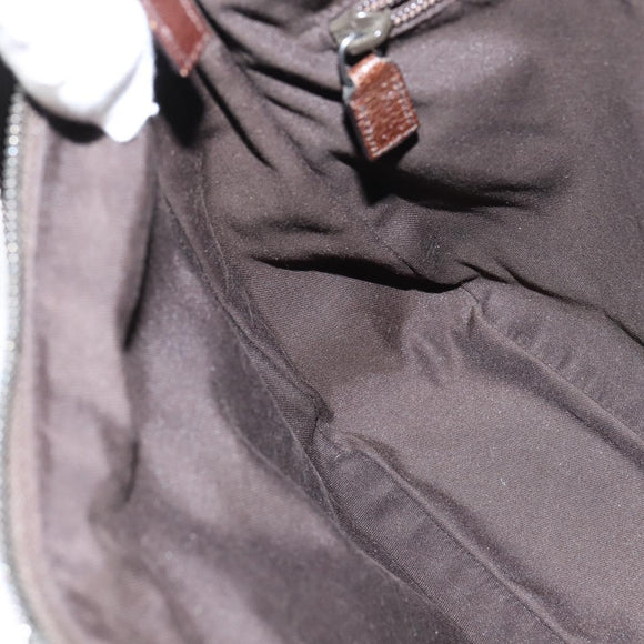 GUCCI GG Canvas Shoulder Bag Beige Silver 131211 Auth 147872