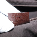GUCCI GG Canvas Shoulder Bag Beige Silver 131211 Auth 147872-20