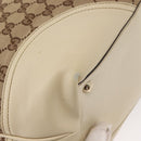 GUCCI GG Canvas Abbey Tote Bag Beige 169946 Auth 147873-12