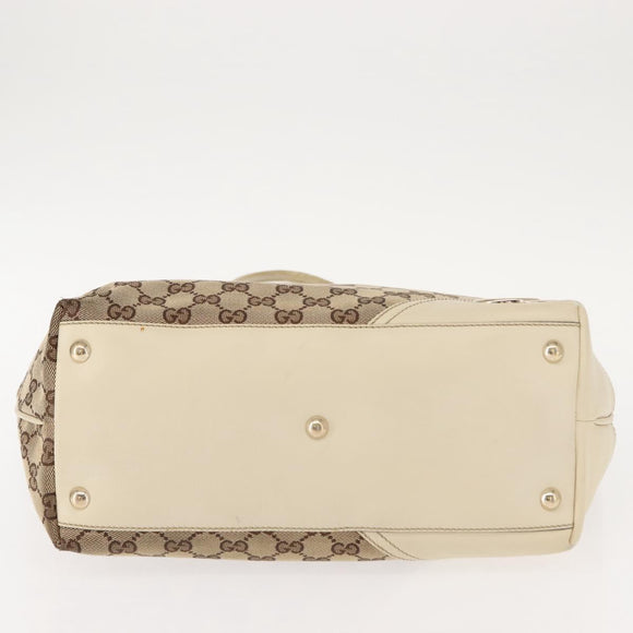 GUCCI GG Canvas Abbey Tote Bag Beige 169946 Auth 147873