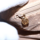 GUCCI GG Supreme Web Sherry Line Boston Bag PVC Beige Gold Auth 147876-20