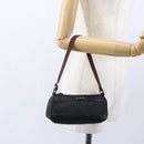 GUCCI Web Sherry Line Accessory Pouch Canvas Black Red Green 92820 Auth 147877-21