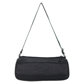 GUCCI Web Sherry Line Accessory Pouch Canvas Black Red Green 92820 Auth 147877 - 0