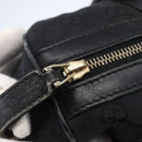 GUCCI GG Canvas Hand Bag Black Gold 000 0851 3754 Auth 147878-15