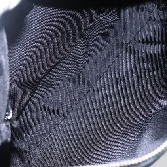 GUCCI GG Canvas Hand Bag Black Gold 000 0851 3754 Auth 147878