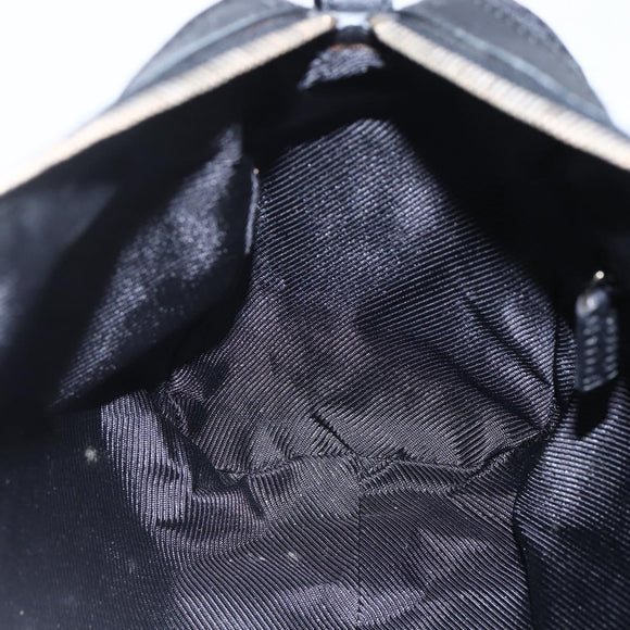 GUCCI GG Canvas Hand Bag Black Gold 000 0851 3754 Auth 147878