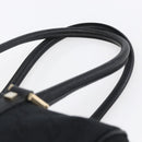 GUCCI GG Canvas Hand Bag Black Gold 000 0851 3754 Auth 147878-8