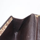 Christian Dior Trotter Canvas Chain Shoulder Bag Brown Gold Auth 147883-20