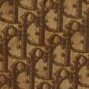 Christian Dior Trotter Canvas Chain Shoulder Bag Brown Gold Auth 147883-4