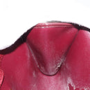 Christian Dior Trotter Canvas Chain Shoulder Bag Red Gold Auth 147885-19