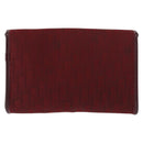 Christian Dior Trotter Canvas Chain Shoulder Bag Red Gold Auth 147885-2