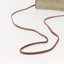 Christian Dior Honeycomb Canvas Shoulder Bag PVC Gold Beige Auth 147886-7