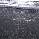 Salvatore Ferragamo Chain Vala Shoulder Bag Leather Black Gold Auth 147890-12