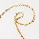 Salvatore Ferragamo Chain Vala Shoulder Bag Leather Black Gold Auth 147890-14