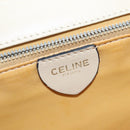 CELINE Shoulder Bag Leather Beige Gold Auth 147891-19