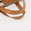 CELINE Macadam Canvas Hand Bag PVC Brown Gold Auth 147897-7