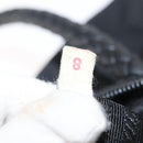 PRADA Hand Bag Nylon Black Silver Auth 147899-23