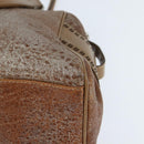 FENDI Etnico Hand Bag Leather Pink Auth 147903-16