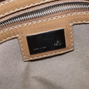 FENDI Etnico Hand Bag Leather Pink Auth 147903-17