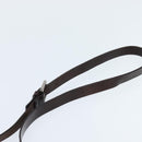 FENDI Zucca Canvas Shoulder Bag Brown Black Auth 147906-8