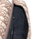 Christian Dior Trotter Canvas Bobby Shoulder Bag Brown Gold Auth 147910M-25