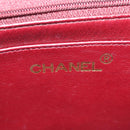 CHANEL Matelasse Chain Diana Shoulder Bag Lamb Skin Black Gold CC Auth 147913V-22