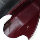 CHANEL Matelasse Chain Diana Shoulder Bag Lamb Skin Black Gold CC Auth 147913V-11